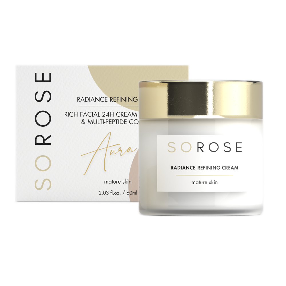 RADIANCE REFINING CREAM <br>Anti-Aging Gesichtspflege mit 24K Gold, Kupferpeptiden, Tripeptid-38 & Phospholipiden-Shishi Cherie