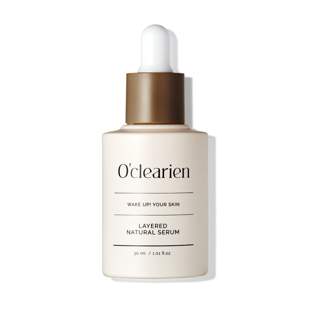 LAYERED NATURAL SERUM <br>Aufbauendes & Anti-Aging Serum mit Squalan, Hyaluronsäure, Niacinamid, Adenosine & Extrakten aus Akebie und Centella Asiatica-Shishi Cherie