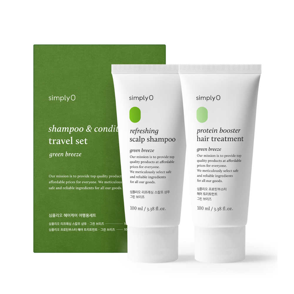 SimplyO - Hair Care Travel Set - Detox-Shampoo & revitalisierende Haarkur in praktischer Reisegröße (100ml + 100ml)_1